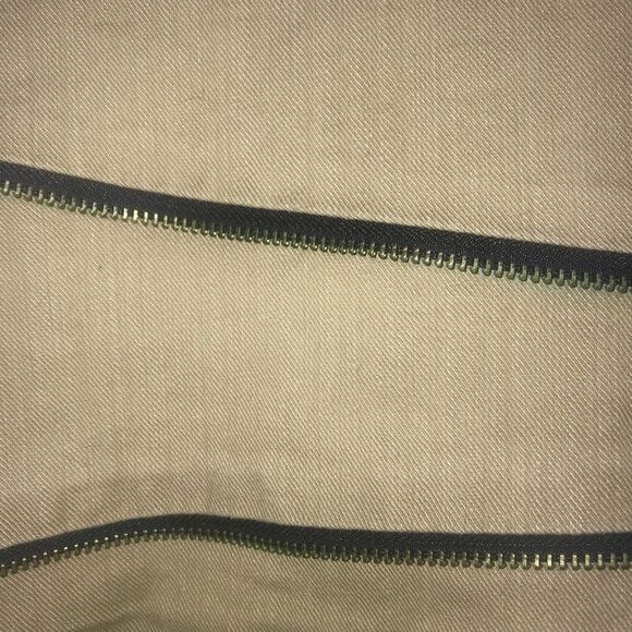 213 Zipper Skirt| Tan| Size: Large - Picture 3 of 10